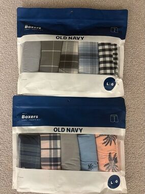 Old Navy MEN’S Multi-Color Boxer Shorts size LARGE